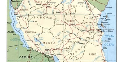 Tanzanya tarihi yerleri göster 