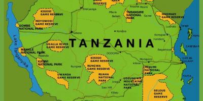 Tanzanya haritası 
